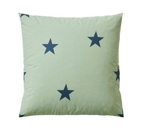 Children's Duvet Cover + Pillowcase Set, DREAM BIG, basics Green/Print - vertbaudet enfant 