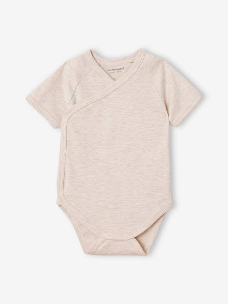 Pack of 7 BASICS Short Sleeve Bodysuits, Newborn Babies Special multicoloured - vertbaudet enfant 