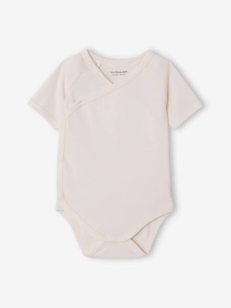 Pack of 7 BASICS Short Sleeve Bodysuits, Newborn Babies Special multicoloured - vertbaudet enfant 