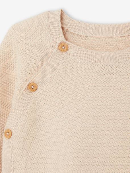 Knitted Jumper & Trousers Ensemble for Newborn Babies beige - vertbaudet enfant 