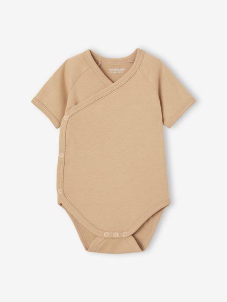 Pack of 7 BASICS Short Sleeve Bodysuits, Newborn Babies Special multicoloured - vertbaudet enfant 