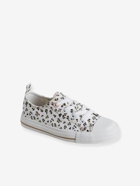 Trainers in Fancy Fabric, for Girls  - vertbaudet enfant