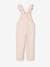 Dungarees with Ruffles on the Straps for Girls rose - vertbaudet enfant 
