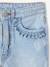 Jean fille droit MorphologiK tour de hanches Fin bleu foncé+denim bleached+stone - vertbaudet enfant 