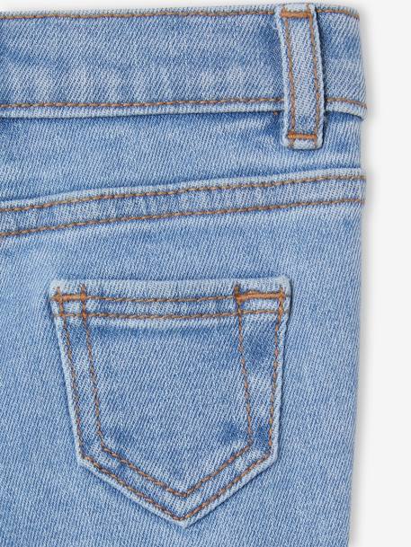 Jean bébé coupe droite denim bleached+denim brut - vertbaudet enfant 