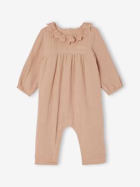 Baby-Jumpsuit for Baby, in Cotton Gauze