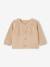 Kit naissance 3 pièces cardigan pantalon chaussons en tricot beige chiné - vertbaudet enfant 