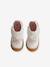 Chaussons bébé toile scratch blanc imprimé+bleu chambray+rose imprimé - vertbaudet enfant 
