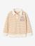 Striped Sweatshirt with Polo Shirt Collar for Boys striped brown - vertbaudet enfant 