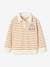 Striped Sweatshirt with Polo Shirt Collar for Boys striped brown - vertbaudet enfant 