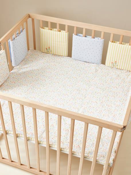 Cot/Playpen Bumper, Giverny multicoloured - vertbaudet enfant 