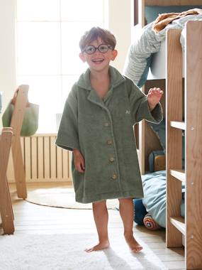 Linge de lit & Déco-Peignoir Oversize enfant avec coton recyclé personnalisable