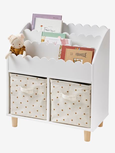 Pack of 2 Essentials Storage Tubs printed white - vertbaudet enfant 