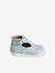 T-Strap Soft Leather Ankle Boots for Babies, Designed for First Steps sky blue - vertbaudet enfant 