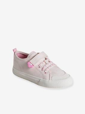 Fabric Trainers with Elasticated Laces, for Girls, Designed for Autonomy  - vertbaudet enfant