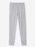 Lot de 2 leggings fille Basics anthracite+écru+gris chiné+noir+lot gris anthracite + bleu mar - vertbaudet enfant 