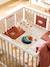 Cot/Playpen Bumper in Organic Cotton*, Happy Sky multicoloured - vertbaudet enfant 