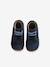 Lace-Up Soft Leather Ankle Boots for Babies, Designed for First Steps navy blue+set blue - vertbaudet enfant 