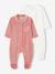 Lot de 2 pyjamas bébé fille en velours vieux rose - vertbaudet enfant 