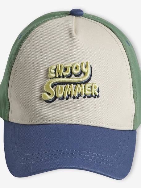 Enjoy Summer Cap for Boys multicoloured - vertbaudet enfant 