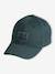 Plain Cap with Embroidery on the Front for Boys lichen+navy blue - vertbaudet enfant 