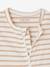 Lot de 3 pyjamas bébé en jersey ouverture zippée BASICS bleu chambray+blush+cappuccino - vertbaudet enfant 