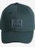 Plain Cap with Embroidery on the Front for Boys lichen+navy blue - vertbaudet enfant 