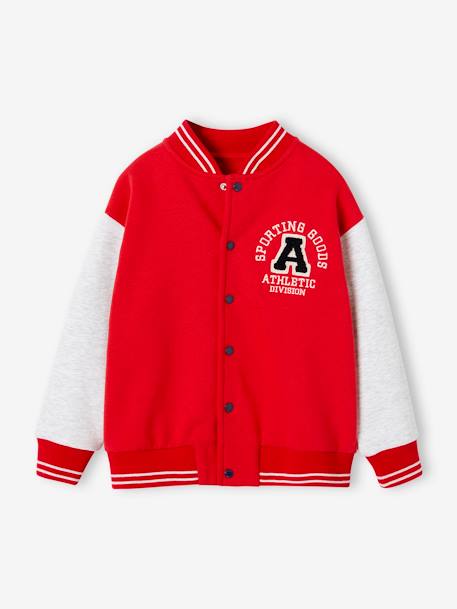 Sports Varsity Jacket for Boys blue+red - vertbaudet enfant 
