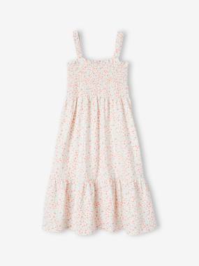 Smocked Strappy Dress, for Girls  - vertbaudet enfant