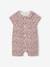 Floral Jumpsuit for Newborns ecru+printed white - vertbaudet enfant 