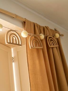 -Sheer Cotton Gauze Curtain