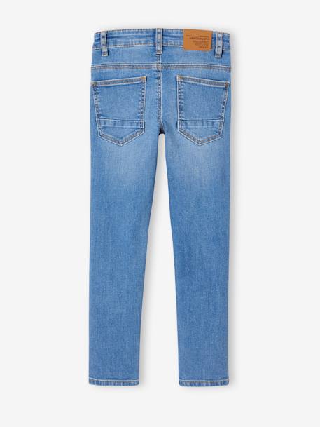 Morphological slim thin jeans for boys black denim+Dark Blue+Dark Grey+Denim Blue+denim grey+double stone - vertbaudet enfant 