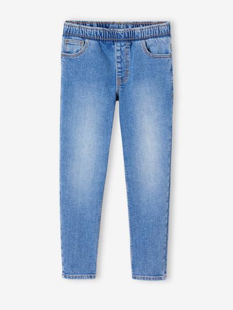 Basics Slim Leg Jeans, Easy to Slip On stone - vertbaudet enfant 