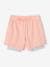 2-in-1 Sports Shorts in Techno Fabric, for Girls coral - vertbaudet enfant 