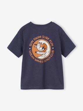 T-Shirt with Fun Surf Motif for Boys  - vertbaudet enfant