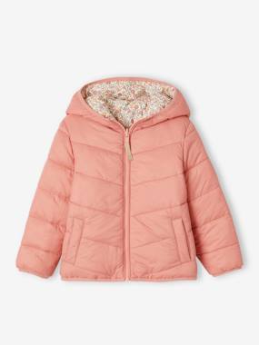 Reversible Lightweight Jacket for Girls  - vertbaudet enfant