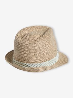 Chapeau esprit panama aspect paille garçon - vertbaudet enfant Chapeau esprit panama aspect paille garçon - vertbaudet enfant