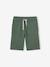 Lot de 2 bermudas garçon en molleton lot encre+lot rouge+vert sauge - vertbaudet enfant 