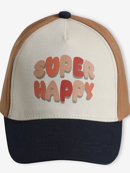Casquette 'Super Happy' bébé garçon écru - vertbaudet enfant 