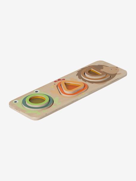 Optical Board with Animal Shapes - Tanzania FSC® wood - vertbaudet enfant 