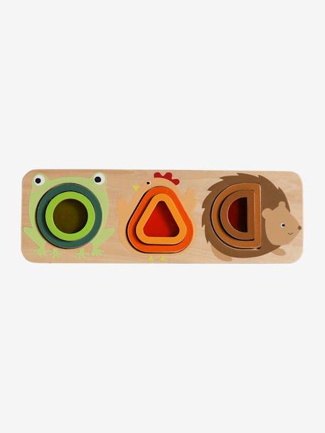 Optical Board with Animal Shapes - Tanzania FSC® wood - vertbaudet enfant 