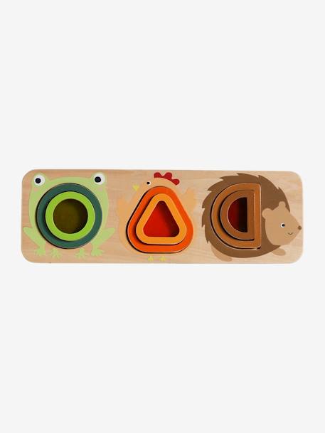 Optical Board with Animal Shapes - Tanzania wood - vertbaudet enfant 