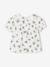 Blouse manches courtes naissance fleurie écru - vertbaudet enfant 