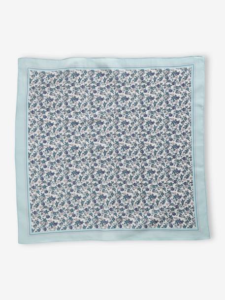 Foulard imprimé fleurs fille vert - vertbaudet enfant 