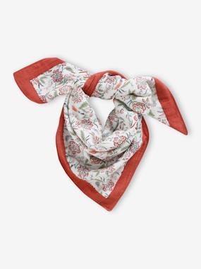 -Printed Scarf, "Mother's Day" Capsule Collection, Women/Girls
