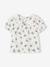 Blouse manches courtes naissance fleurie écru - vertbaudet enfant 