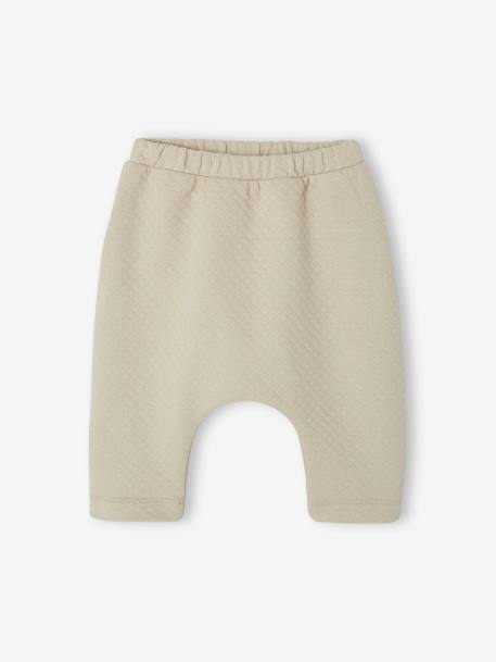 Sweatshirt & Trousers Combo for Babies clay beige+ecru+marl grey+nude pink - vertbaudet enfant 