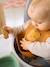 Lot 2 bavoirs en silicone marron - vertbaudet enfant 