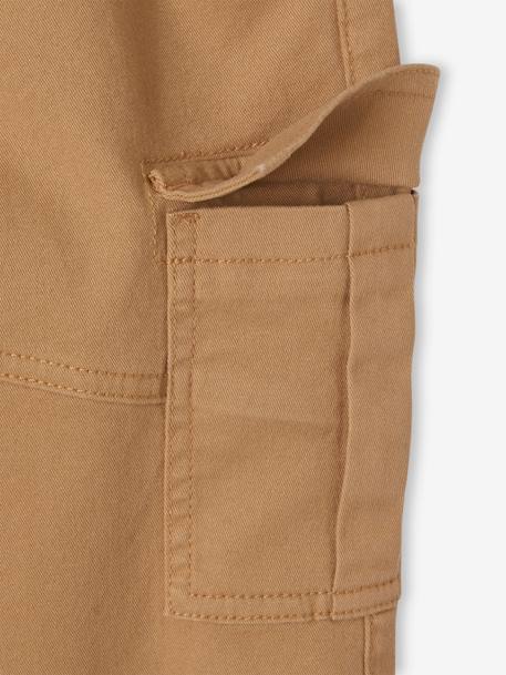 Pantalon garçon battle facile à enfiler bleu glacier+kaki foncé+taupe - vertbaudet enfant 