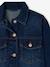 Veste en jean personnalisable fille bleu jean - vertbaudet enfant 